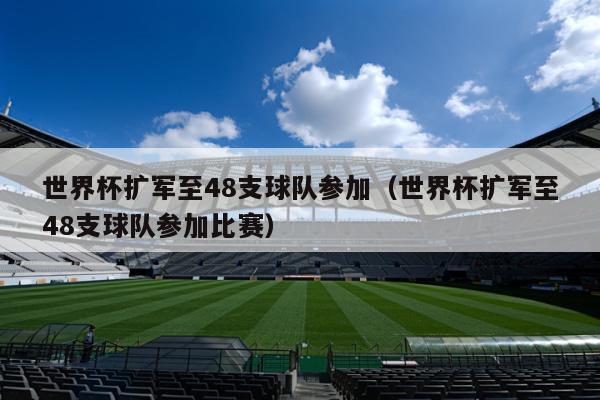 世界杯扩军至48支球队参加（世界杯扩军至48支球队参加比赛）